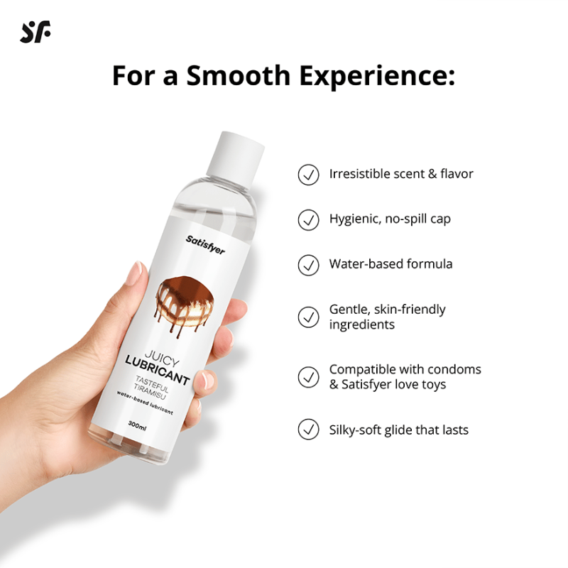 Water Based Lubricant Satisfyer Juicy Lubricant Tasteful Tiramisu 300ml