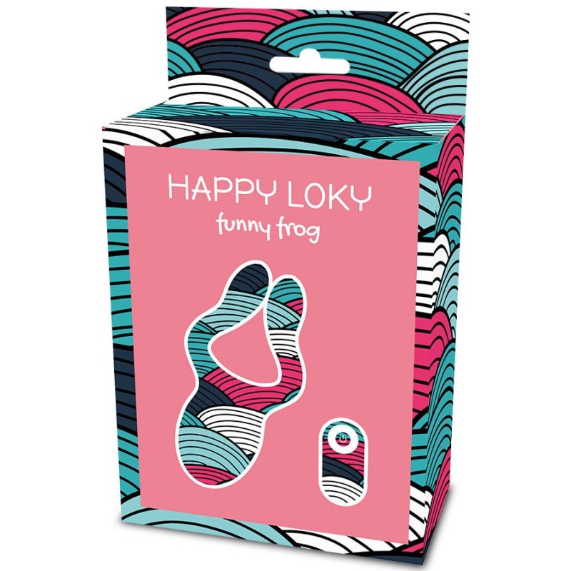 Couples Vibrator with Remote Control Happy Loky Frog Green Happy Loky Couples Vibrator with Remote Control Happy Loky Frog Green Sex Toys For Couples