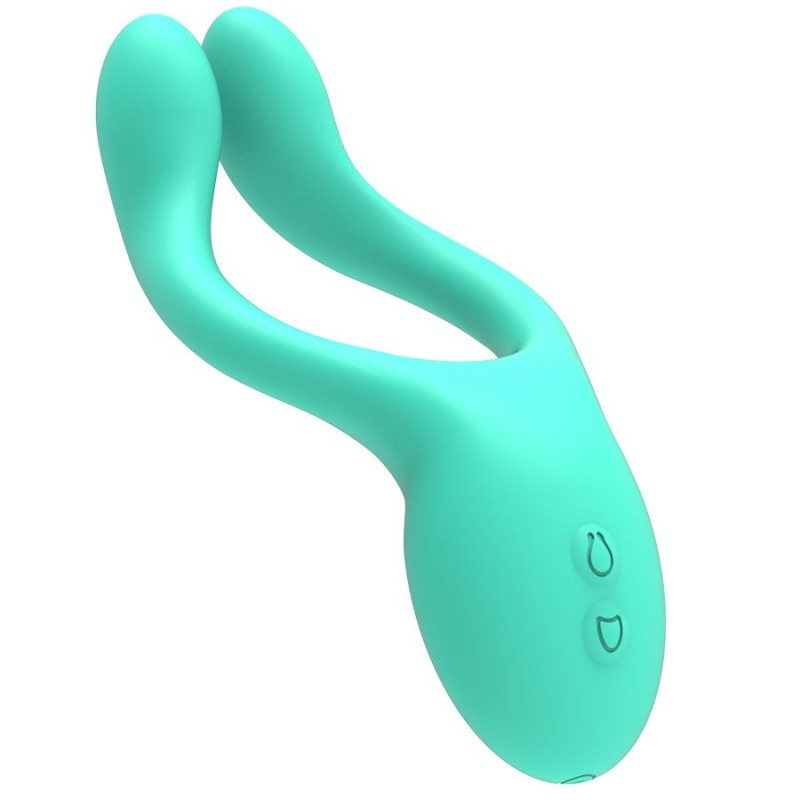 Couples Vibrator with Remote Control Happy Loky Frog Green Happy Loky Couples Vibrator with Remote Control Happy Loky Frog Green Sex Toys For Couples