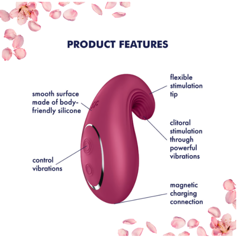 Κλειτοριδικός Δονητής Satisfyer Dipping Delight Berry Satisfyer Κλειτοριδικός Δονητής Satisfyer Dipping Delight Berry Κλειτοριδικά