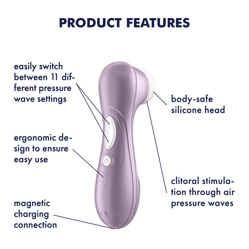 Κλειτοριδικός Δονητής Satisfyer Pro 2 Μοβ Satisfyer Κλειτοριδικός Δονητής Satisfyer Pro 2 Μοβ Κλειτοριδικά