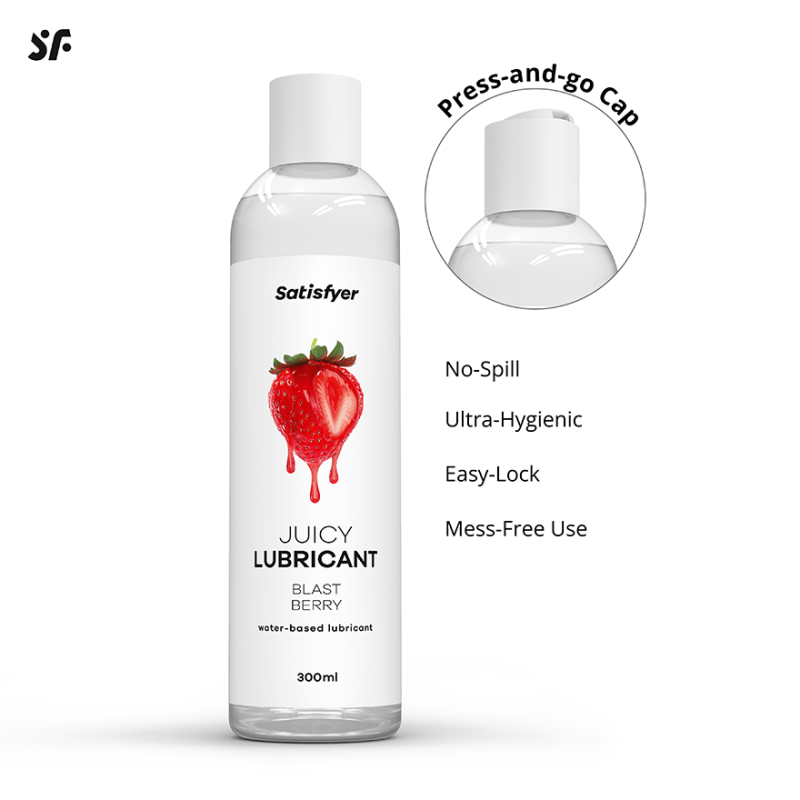Satisfyer Λιπαντικό Νερού Με Γεύση Φράουλα Satisfyer Juicy Lubricant 300ml Νερού