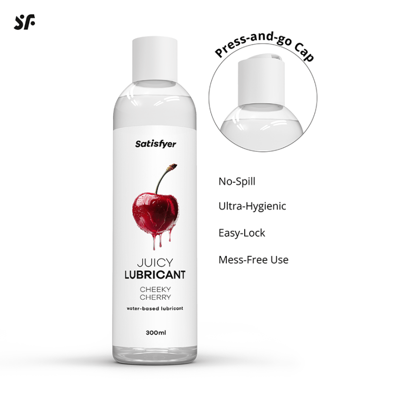 Satisfyer Λιπαντικό Νερού Με Γεύση Κεράσι Satisfyer Juicy Lubricant 300ml Νερού