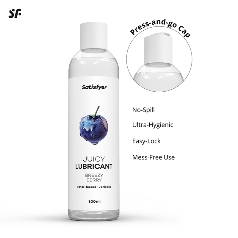 Satisfyer Λιπαντικό Νερού Με Γεύση Μύρτιλου Satisfyer Juicy Lubricant 300ml Νερού