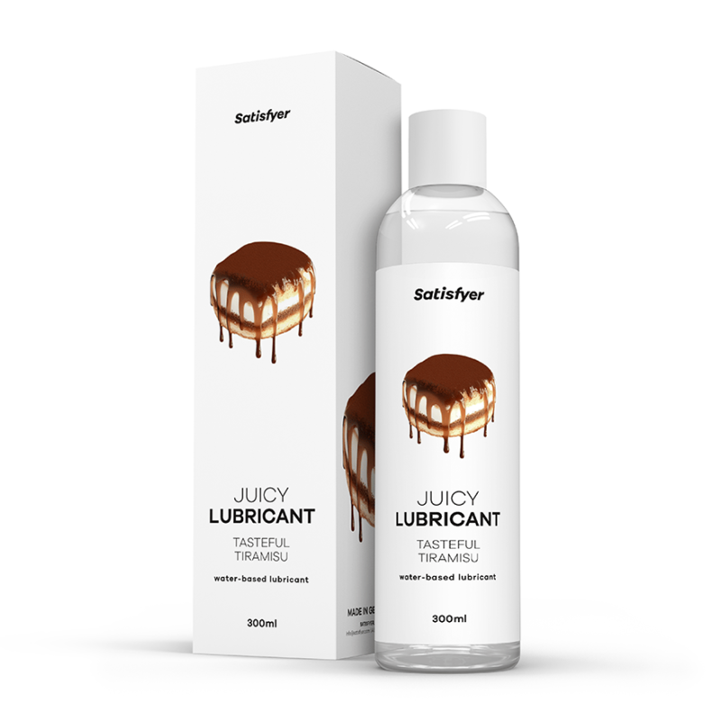 Satisfyer Λιπαντικό Νερού Με Γεύση Τιραμισού Satisfyer Juicy Lubricant 300ml Νερού