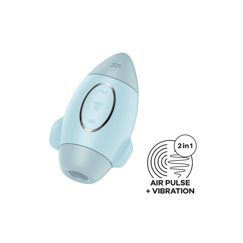 Satisfyer Κλειτοριδικός Δονητής Satisfyer Mission Control Μπλε Κλειτοριδικά