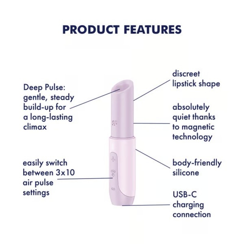 Κλειτοριδικός Δονητής Satisfyer Secret Kiss Ροζ Satisfyer Κλειτοριδικός Δονητής Satisfyer Secret Kiss Ροζ Κλειτοριδικά
