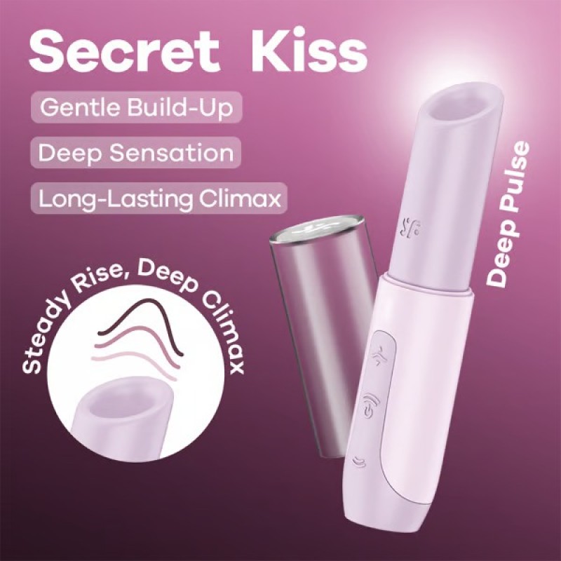 Κλειτοριδικός Δονητής Satisfyer Secret Kiss Ροζ Satisfyer Κλειτοριδικός Δονητής Satisfyer Secret Kiss Ροζ Κλειτοριδικά