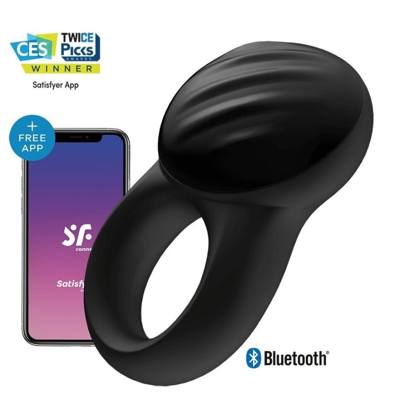 Satisfyer Δαχτυλίδι Πέους Satisfyer Signet Μαύρο Δαχτυλίδια Πέους