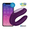 Couples Vibrator Satisfyer Double Joy Violet Satisfyer Couples Vibrator Satisfyer Double Joy Violet Sex Toys For Couples