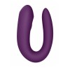 Couples Vibrator Satisfyer Double Joy Violet Satisfyer Couples Vibrator Satisfyer Double Joy Violet Sex Toys For Couples