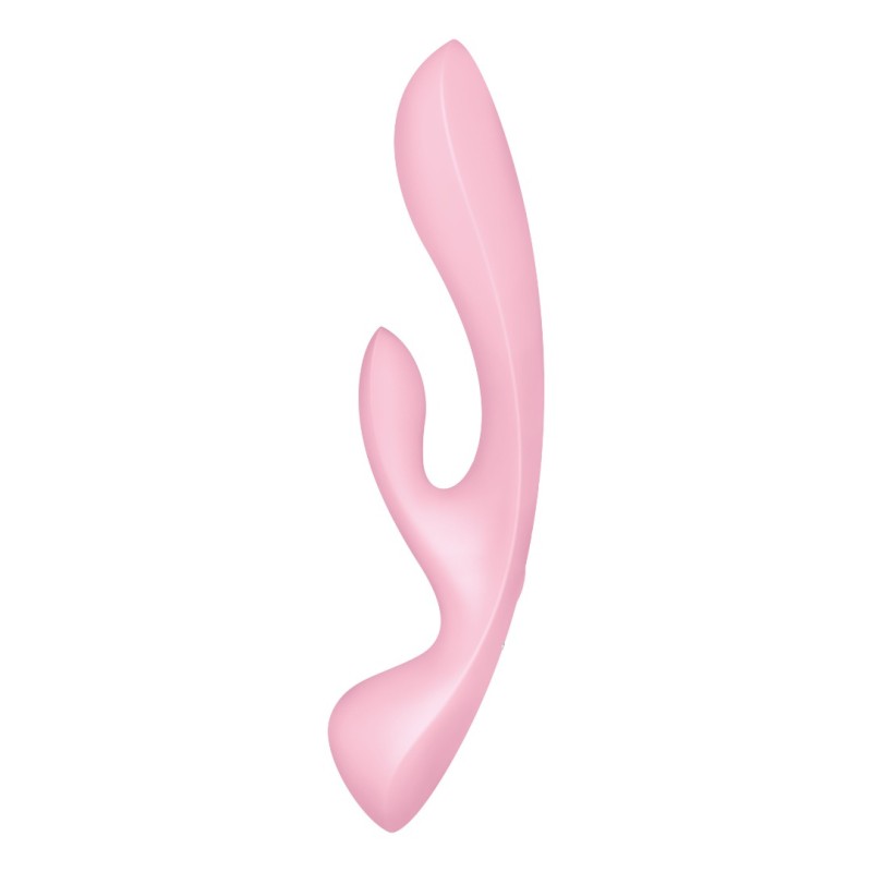 Δονητής Rabbit Satisfyer Triple Oh Ροζ Satisfyer Δονητής Rabbit Satisfyer Triple Oh Ροζ Solo Play