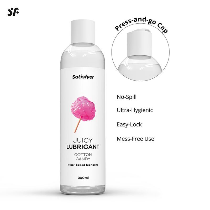 Satisfyer Λιπαντικό Νερού Με Γεύση Μαλλί τη Γριάς Satisfyer Juicy Lubricant 300ml Νερού