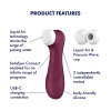 Satisfyer Κλειτοριδικός Δονητής με App Satisfyer Pro 2 Generation 3 Κόκκινος Κλειτοριδικά