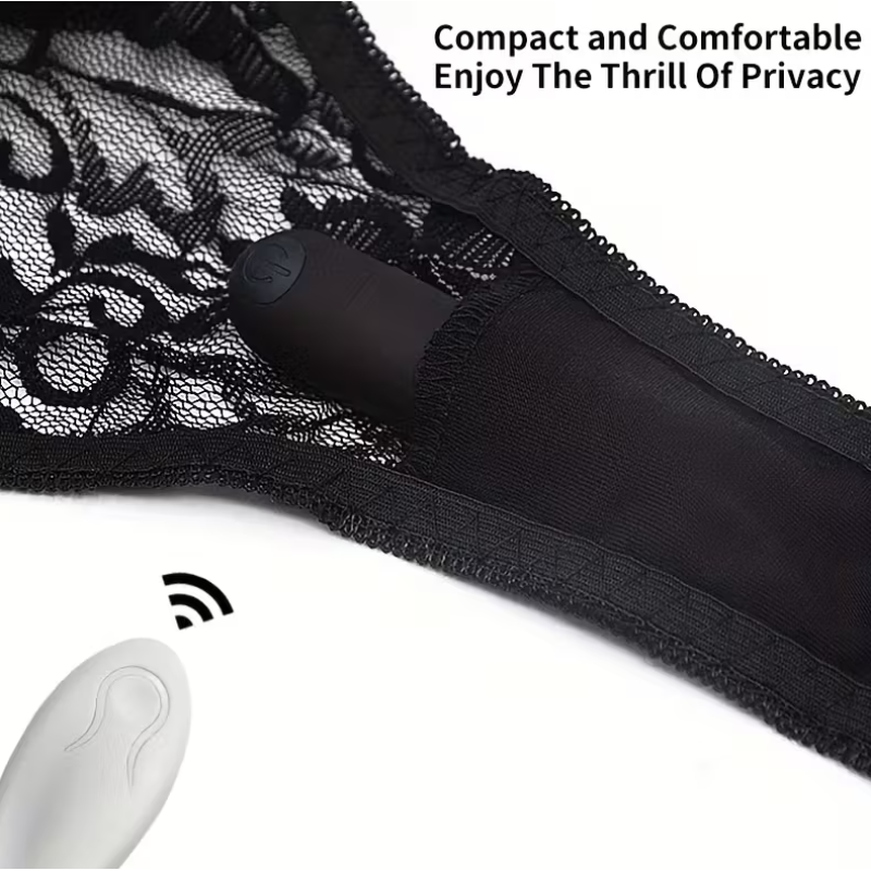 Εσώρουχο Δονούμενο Love Market Μαύρο