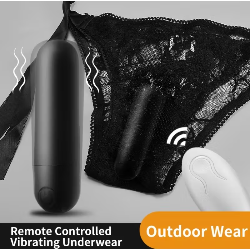 Εσώρουχο Δονούμενο Love Market Μαύρο