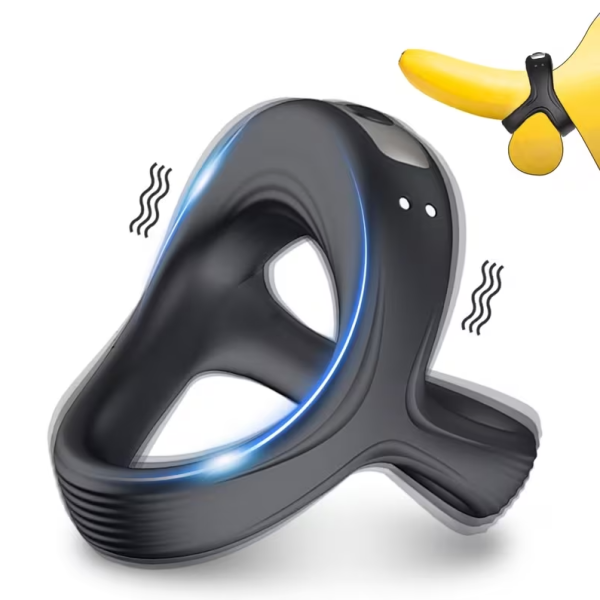 Δαχτυλίδι Πέους Και Όρχεων Love Market Prime Μαύρο