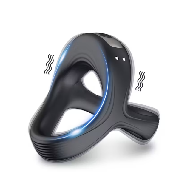 Δαχτυλίδι Πέους Και Όρχεων Love Market Prime Μαύρο