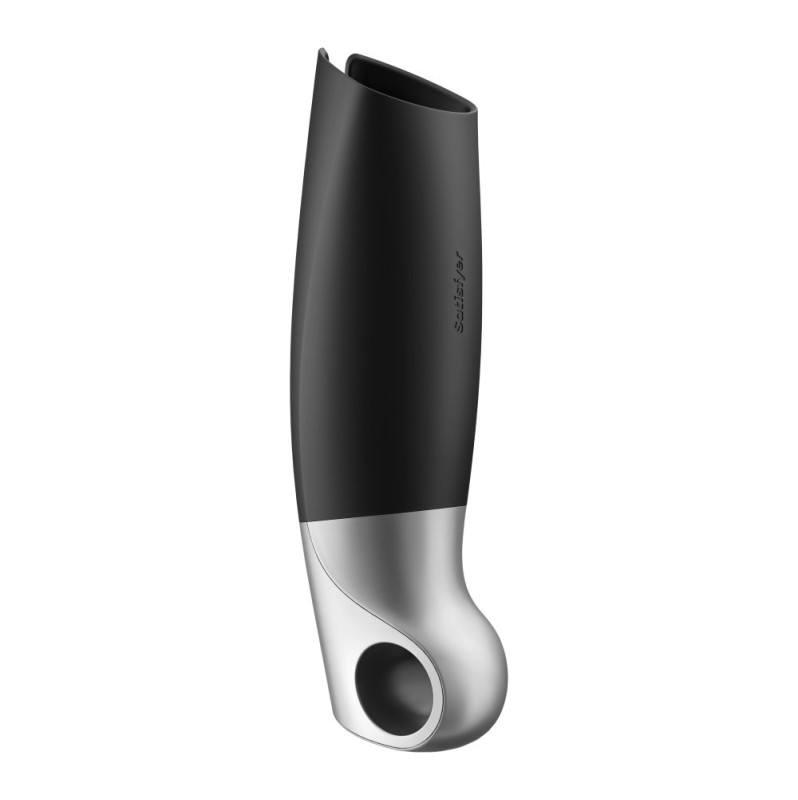 Vibrating Stroker Satisfyer Power Masturbator Black