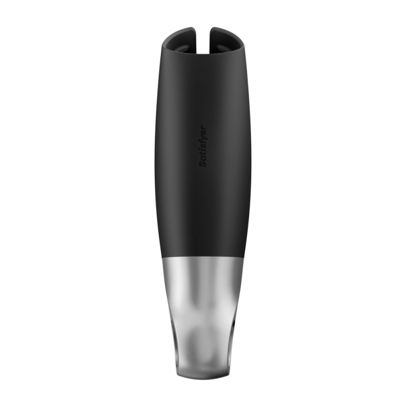 Vibrating Stroker Satisfyer Power Masturbator Black