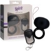 Cock Ring Spirit with Remote Control Black