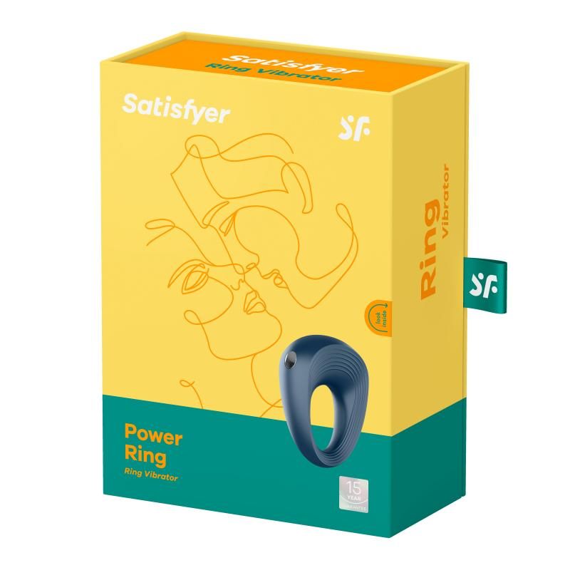 Satisfyer Cock Ring Satisfyer Power Ring Grey Cock Rings