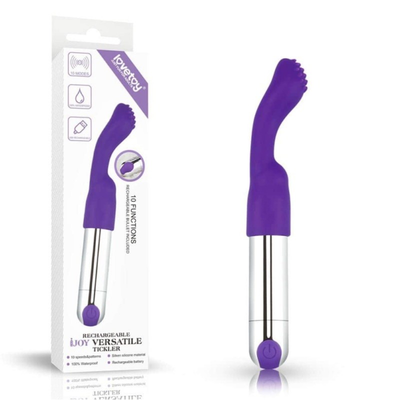 Clitoral Vibrator  IJOY Versatile Tickler Purple