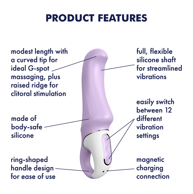  G-Spot Vibrator Satisfyer Charming Smile Purple