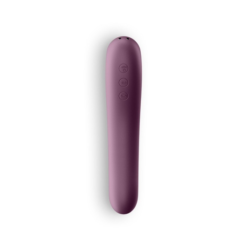 Κλειτοριδικός Δονητής Satisfyer Dual Kiss Μοβ