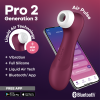 Satisfyer Κλειτοριδικός Δονητής με App Satisfyer Pro 2 Generation 3 Κόκκινος Κλειτοριδικά