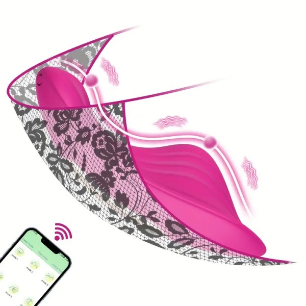 Δονητής Εσωρούχου Butterfly Μπορντό