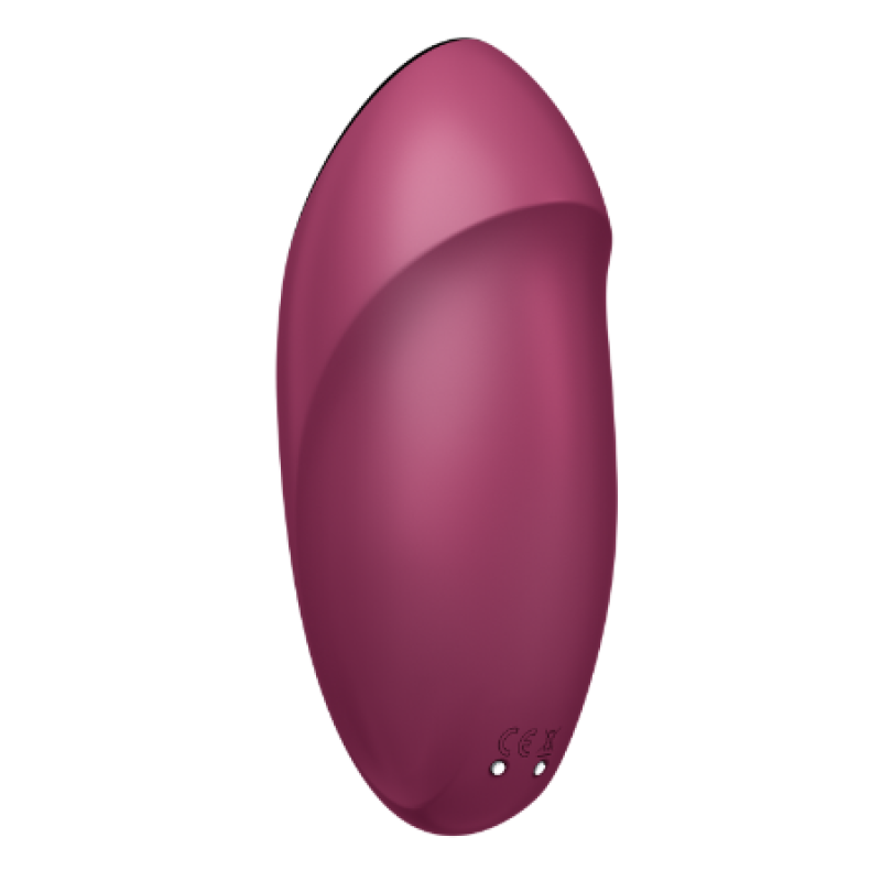 Clitoral Vibrator Satisfyer Tap & Climax 1 Burgundy Clitoral Vibrator Satisfyer Tap & Climax 1 Burgundy