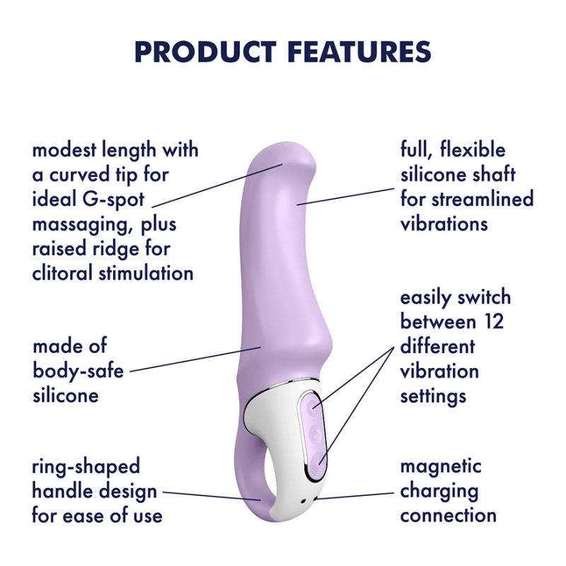 G-Spot Vibrator Satisfyer Charming Smile Purple G-Spot Vibrator Satisfyer Charming Smile Purple