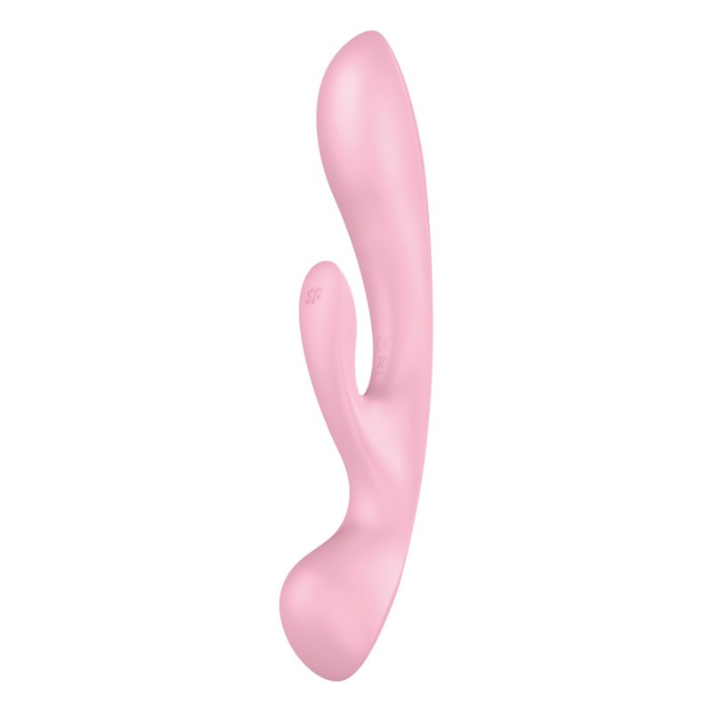 Rabbit Vibrator Satisfyer Triple Oh Pink Rabbit Vibrator Satisfyer Triple Oh Pink