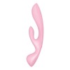 Rabbit Vibrator Satisfyer Triple Oh Pink Rabbit Vibrator Satisfyer Triple Oh Pink