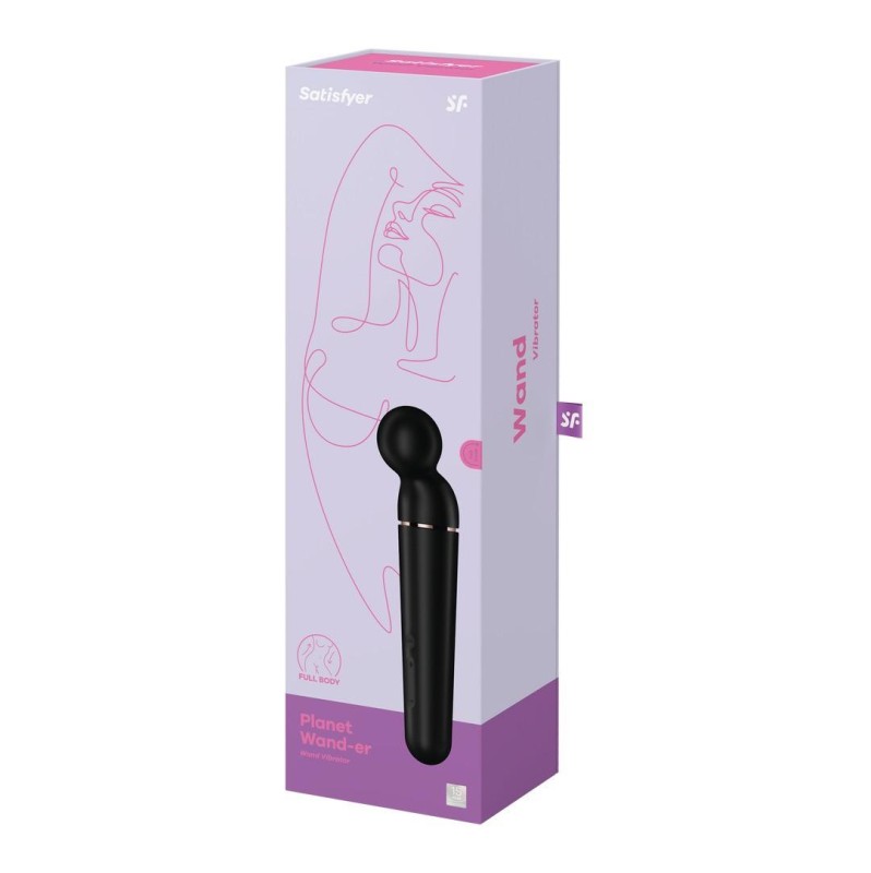 Wand Vibrator Satisfyer Planet Wand-er Black