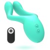 Couples Vibrator with Remote Control Happy Loky Frog Green