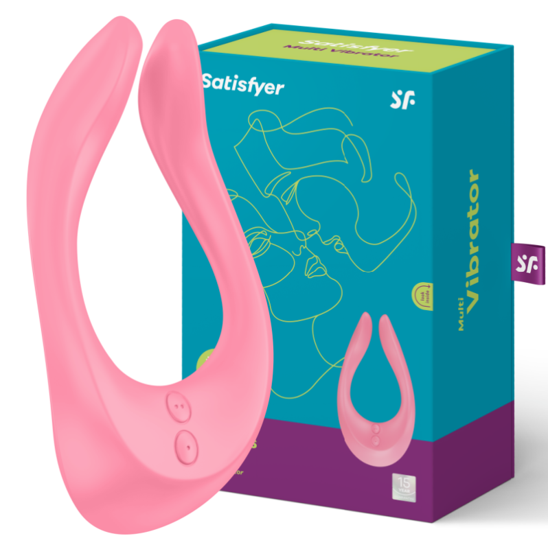 Couples Vibrator Satisfyer Endless Joy Pink