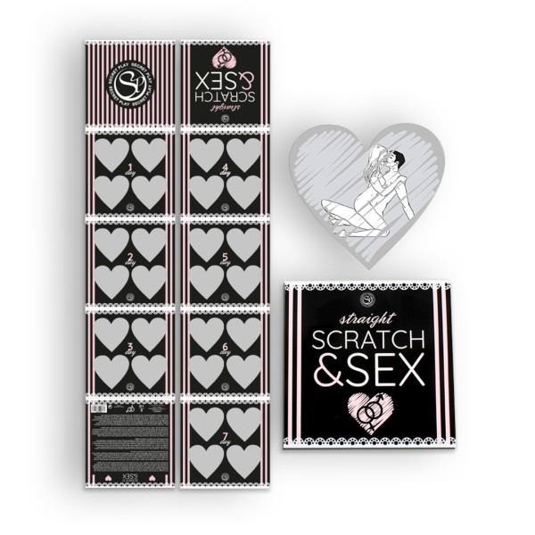 Erotic Scratch Card Game Secret Play for Straight Couples
