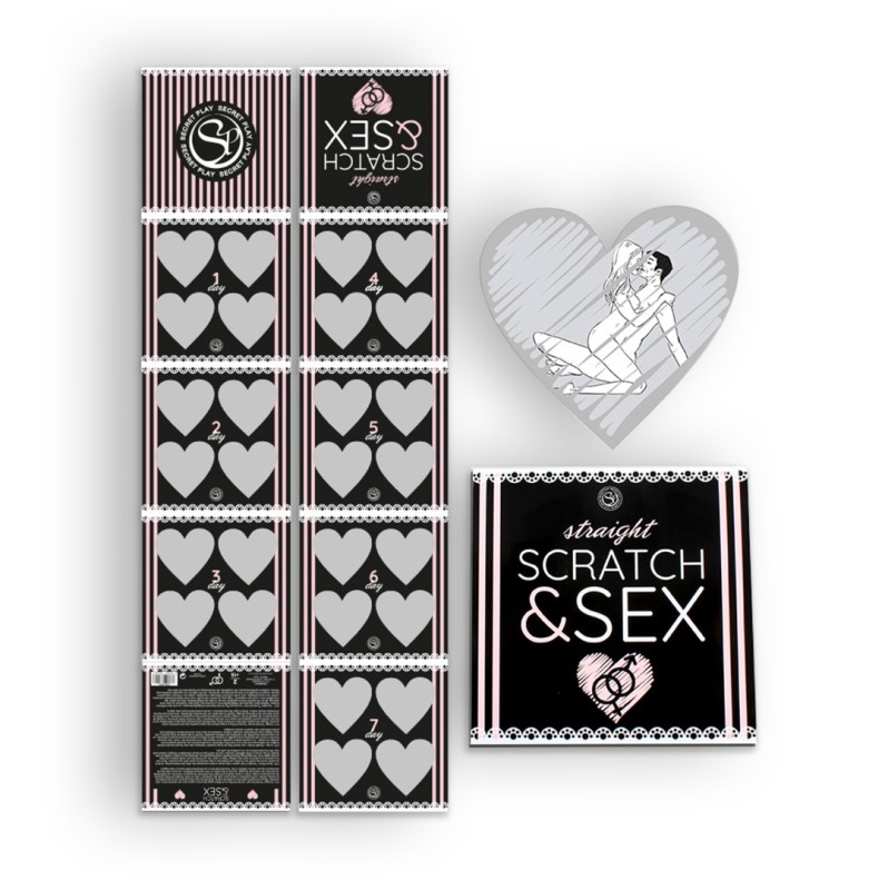 Erotic Scratch Card Game Secret Play for Straight Couples Erotic Scratch Card Game Secret Play for Straight Couples