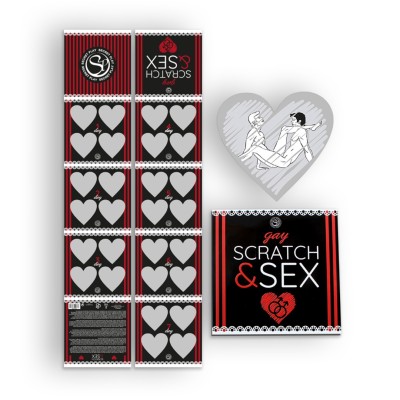 Erotic Scratch Card Game Secret Play for Gay Couples Erotic Scratch Card Game Secret Play for Gay Couples
