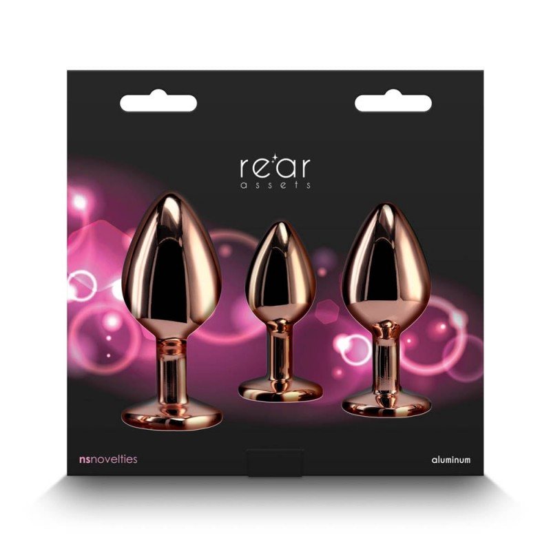 Πρωκτικές Σφήνες Με Κόσμημα Καρδιά Rear Assets Trainer Kit Ροζ NS Novelties Πρωκτικές Σφήνες Με Κόσμημα Καρδιά Rear Assets Trainer Kit Ροζ Σφήνες για αρχάριους