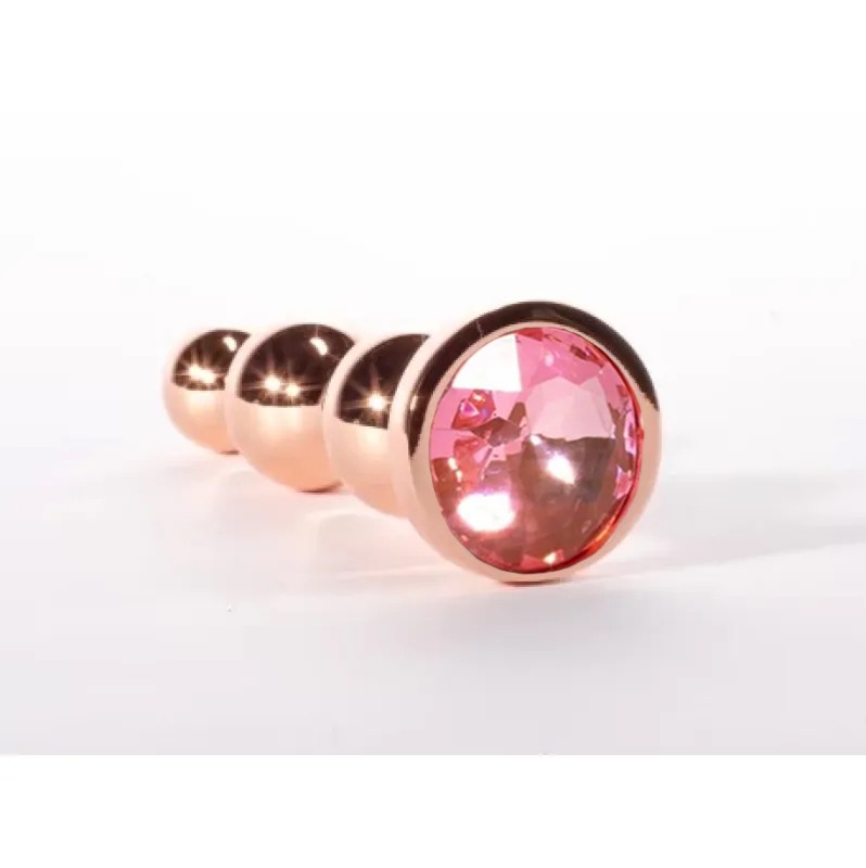 Butt Plug With Jewel Secret Shine Booty Call Medium Pink