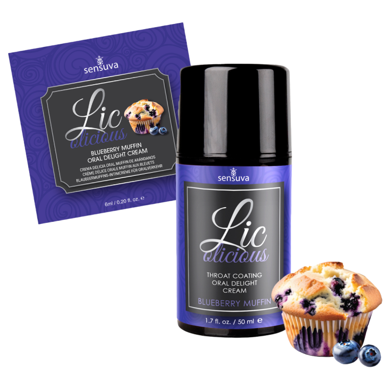 Sensuva Oral Delight Lubricant Sensuva Blueberry Muffin 50ml Flavoured