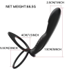 Love Market Διπλό Πρωκτικό Dildo Love Market Μαύρο Προεκτάσεις Πέους