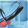 Love Market Διπλό Πρωκτικό Dildo Love Market Μαύρο Προεκτάσεις Πέους