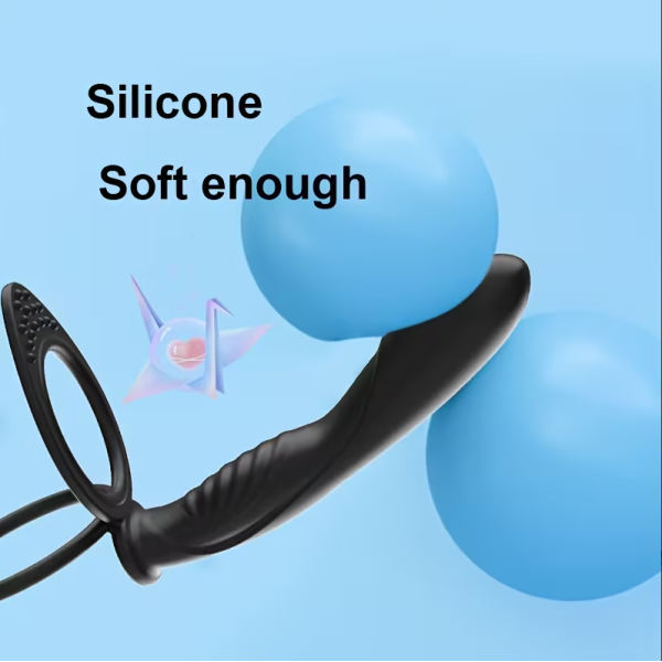 Διπλό Πρωκτικό Dildo Love Market Μαύρο