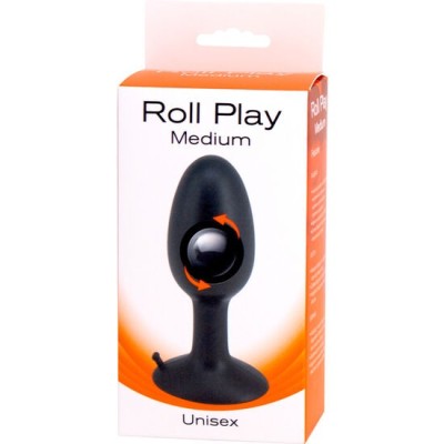 Butt Plug Seven Creations Roll Play Medium Black