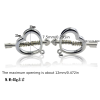 Sextreme Nipple Clamps Heart-Shaped Love Market Silver Nipple Clamps