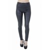 Sexy Kleding Κολάν με Όψη Δερματίνης Sexy Kleding Μαύρο Καλσόν